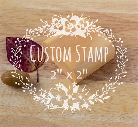 custom stamps for crafts